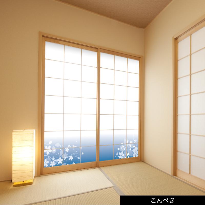 プリント障子紙  張りやすい障子紙  花柄1 |  | 10