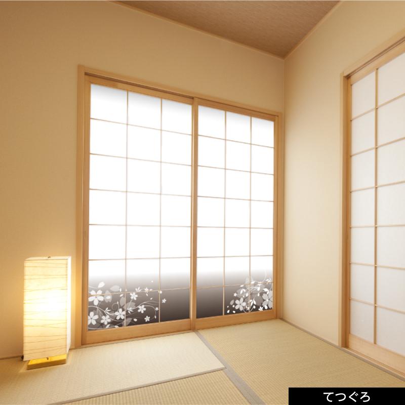プリント障子紙  張りやすい障子紙  花柄1 |  | 16