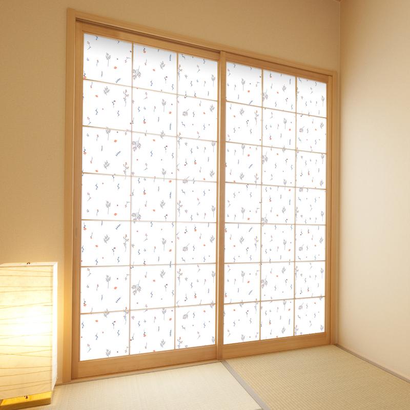 プリント障子紙  張りやすい障子紙  花柄6 | 