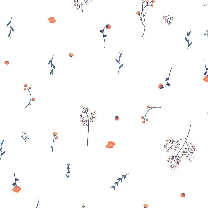 プリント障子紙  張りやすい障子紙  花柄6 |  | 01