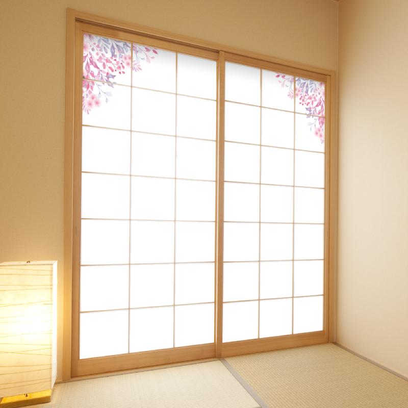 プリント障子紙  張りやすい障子紙  花柄7 | 