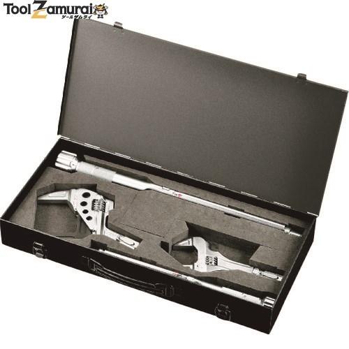 Top Toolzamuraiのtop 配管継手用モンキ形 Tmw形トルクレンチセット 166