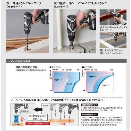 Panasonic（パナソニック） ドリルドライバー 14.4V 4.2Ah 充電式