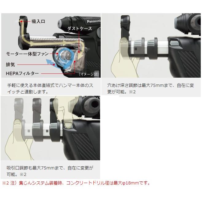 Panasonic パナソニック ハンマードリル 28.8V 充電式