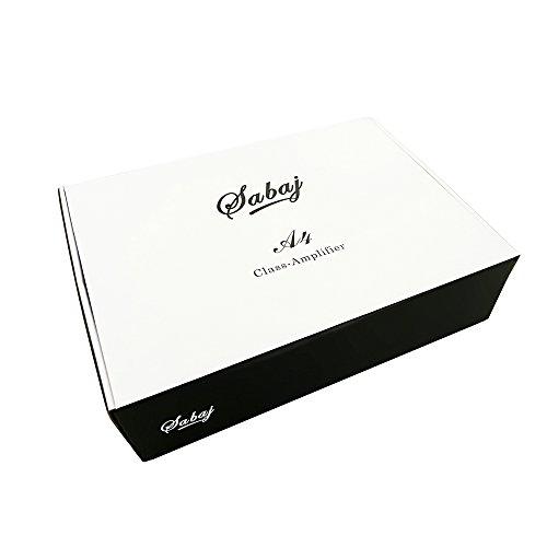 Sabaj A4 ステレオ デジタル パワーアンプ 小型 ヘッドホンアンプ搭載/bluetooth付き プリメインアンプ A4