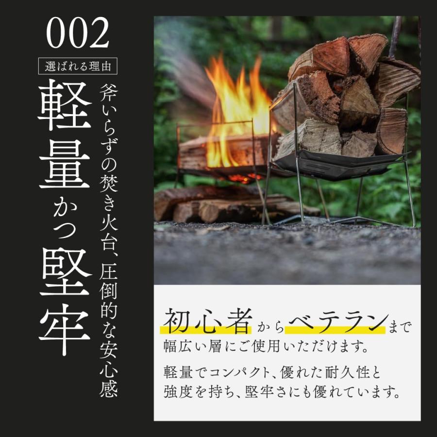 Tokyo Camp 焚き火台 HAKOSUKA 折りたたみ式 A4収納 コンパクト 軽量