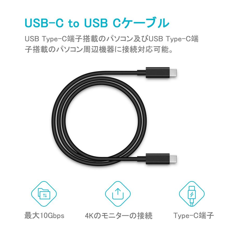 HUION フル機能USB-C to USB Cケーブル 液タブ Kamvas 13 (Gen 3