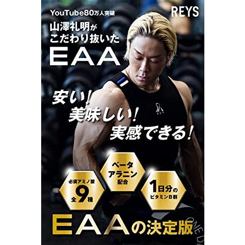 REYS レイズ EAA 山澤礼明 監修 必須アミノ酸 9種配合 600g REYS レイズ EAA 山澤礼明 監修 必須アミノ酸 9種配合 600g 栄養機能