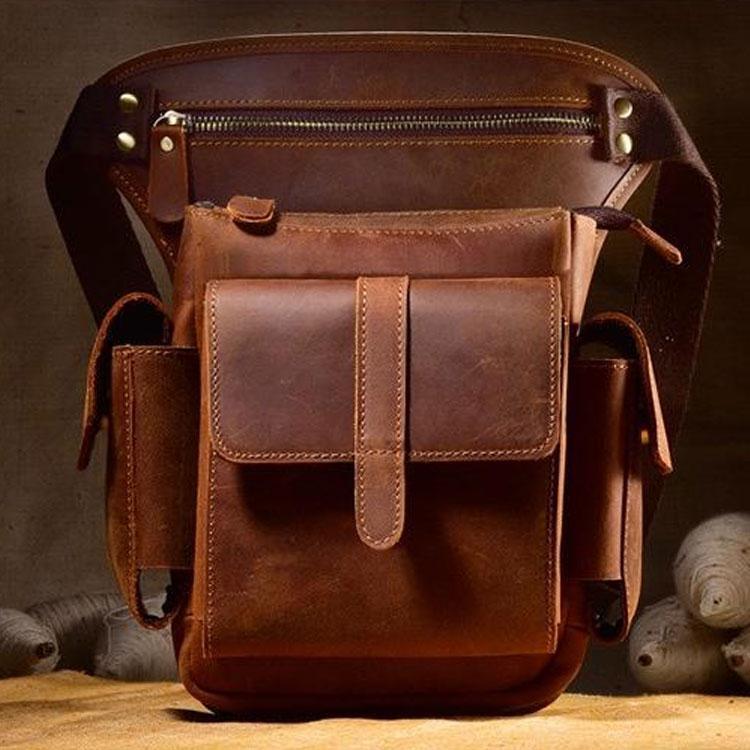 最安値に挑戦 メンズ レッグポーチ レッグバッグ ボディバッグ 多機能 アウトドア ウエストポーチ 本革 カジュアル 鞄 バイク 自転車 登山 ポーチ 釣り サバゲー ポイント10倍 Www Muslimaidusa Org