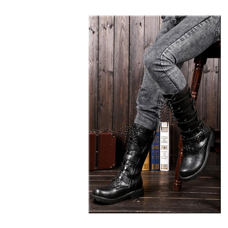 メンズ ロングブーツ ブーツ ワークブーツ 靴 韓国風 合わせやすい メンズブーツ エンジニアブーツ バイクブーツ ミリタリーブーツ マウンテンブーツ Mensboot066 Kk Mart 通販 Yahoo ショッピング