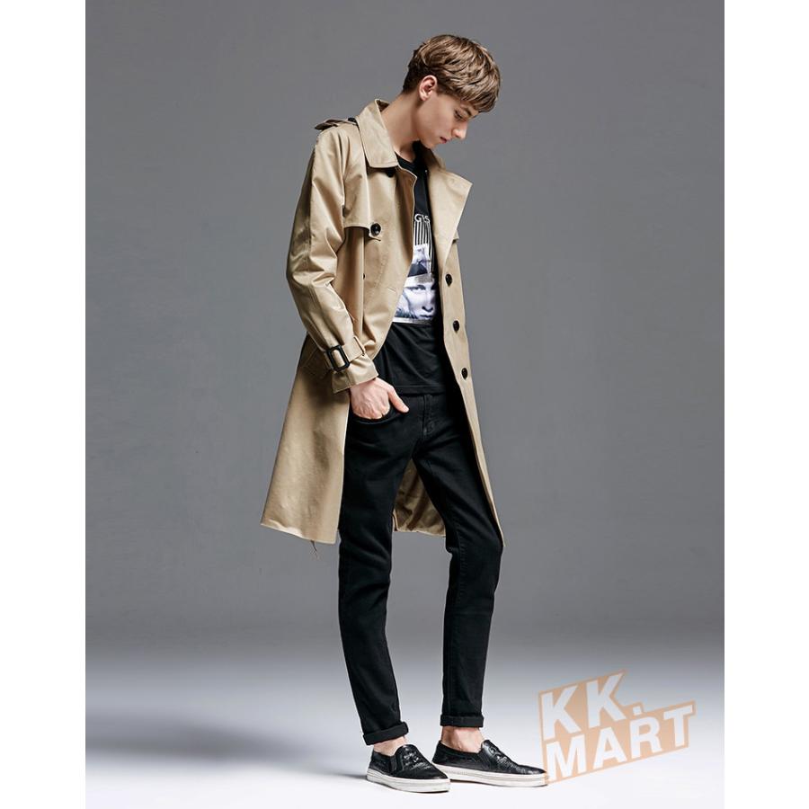 メンズトレンチコート コート 春秋冬 メンズ ジャケット ロングコート トップス アウター ミディアム ビジネス 通勤 カジュアル 紳士 Mensfy004 Kk Mart 通販 Yahoo ショッピング