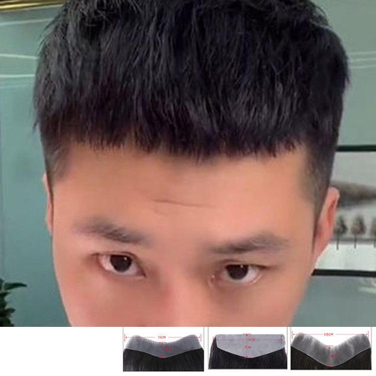 人毛100％ メンズウィッグ 部分ウィッグ ハーフウィッグ つけ毛 男性用ウイッグ 自然 ウイッグ エクステンション かつら イメチェン　 ボリュームアップ :menspartwig014:kk.mart - 通販 - Yahoo!ショッピング