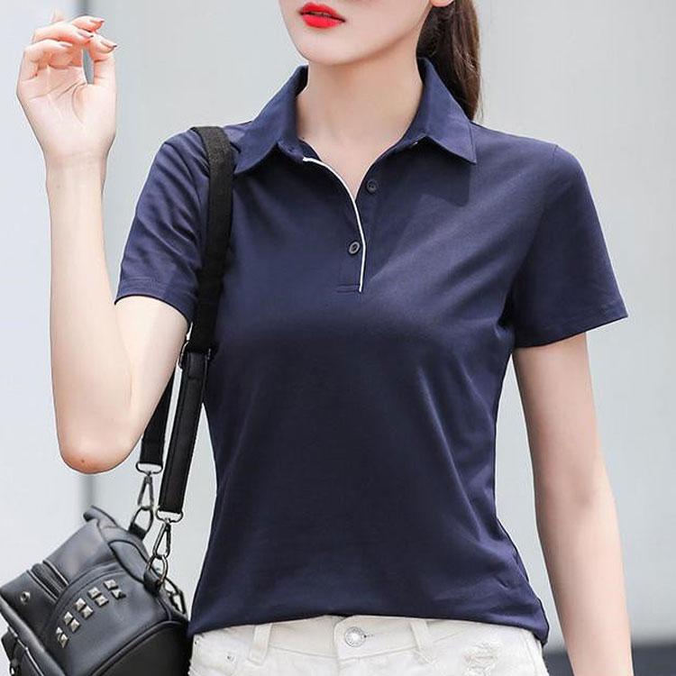 レディース ポロシャツ Poloシャツ レディースtシャツ おしゃれ 春夏 半袖 シャツ トップス インナー カジュアル 吸汗 速乾 シンプル Nvspolo017k Kk Mart 通販 Yahoo ショッピング
