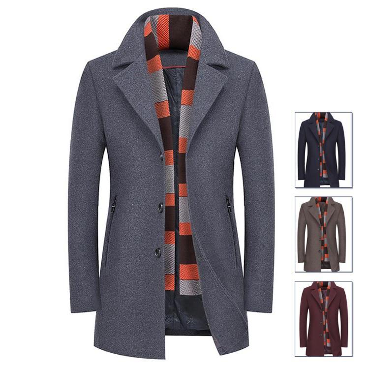 お洒落無限大 チェスターコート メンズコート 秋冬 ラシャコート ロングコート 男性 ジャケット アウター コート 通勤 カジュアル 代 30代 40代 72時間限定タイムセール Molenzaden Nl