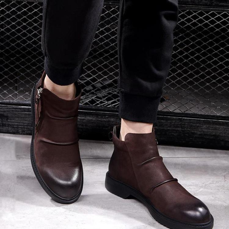 メンズ ショートブーツ ブーツ ワークブーツ 靴 本革 合わせやすい メンズブーツ エンジニアブーツ バイクブーツ ミリタリーブーツ マウンテンブーツ Y19 Mensboot069 Kk Mart 通販 Yahoo ショッピング