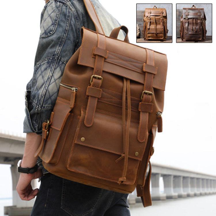 リュック メンズ リュックサック 本革 牛革 デイパック ビジネス リュックサック デイパック 男女兼用 Y Backpack087ならショッピング ランキングや口コミも豊富なネット通販 更にお得なpaypay残高も スマホアプリも充実で毎日どこからでも気になる商品をその場でお