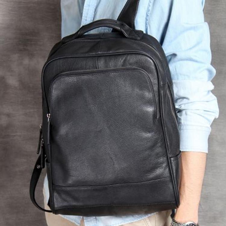 即納 最大半額 リュック メンズ リュックサック 本革 牛革 デイパック ビジネス バックパック レザー 通勤通学 旅行 出張 アウトドア 自転車鞄 カバン 男女兼用 新しい到着 Blackhairomg Net