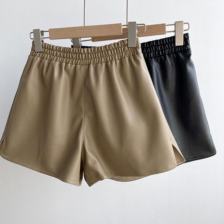 爆安セール レディースショートパンツ 革ショーツ ショーパン 春 夏 秋 冬 着痩せ レディ ース ボトムス 短パンツ シンプル 無地 カジュアル 細身 爆安セール Carlavista Com