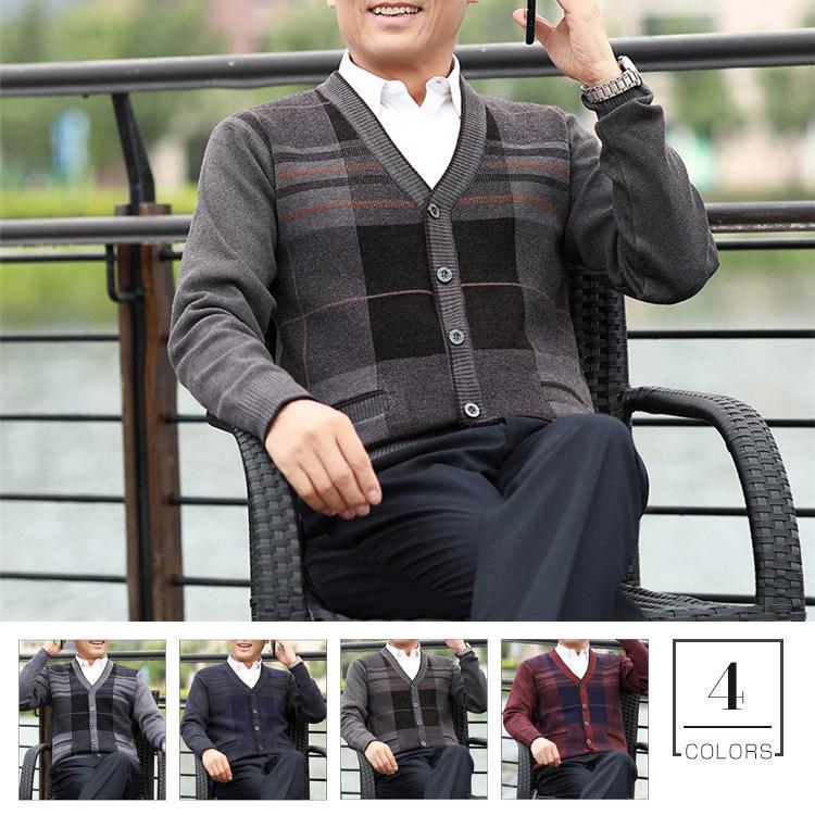 秋冬 ニットカーディガン メンズ 前開き カーディガン セーター 前開き 男性用 ニット コート アウター 羽織り 通勤 ビジネス Y Mencardigan119 Kk Mart 通販 Yahoo ショッピング