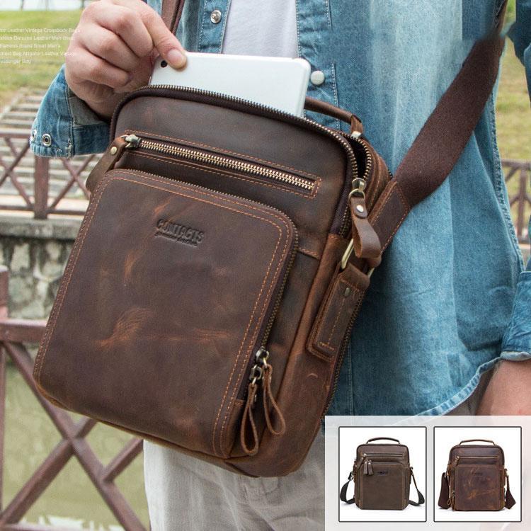 本革 メッセンジャーバッグ ショルダーバッグメンズ 斜めがけ 2way ビジネスバッグ 通勤バッグ カバン 牛革 通勤通学 カジュアル アウトドア Y Menssdb136 Kk Mart 通販 Yahoo ショッピング