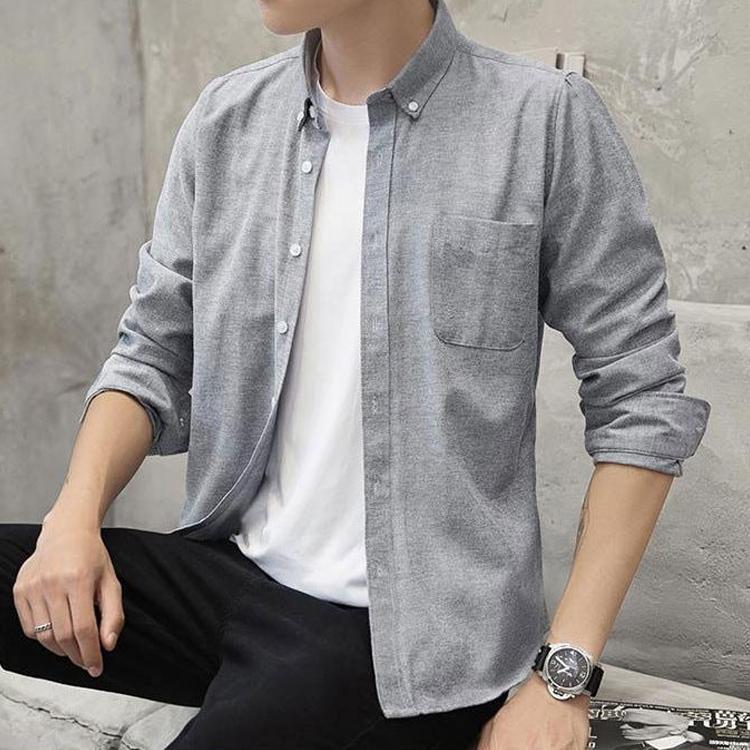 メンズシャツ 春 夏 秋 メンズ 無地 シャツ 長袖 トップス 通勤 スタイリッシュ カジュアル オフィス ビジネス 紳士 お洒落 Y Nanscxshirt136 Kk Mart 通販 Yahoo ショッピング