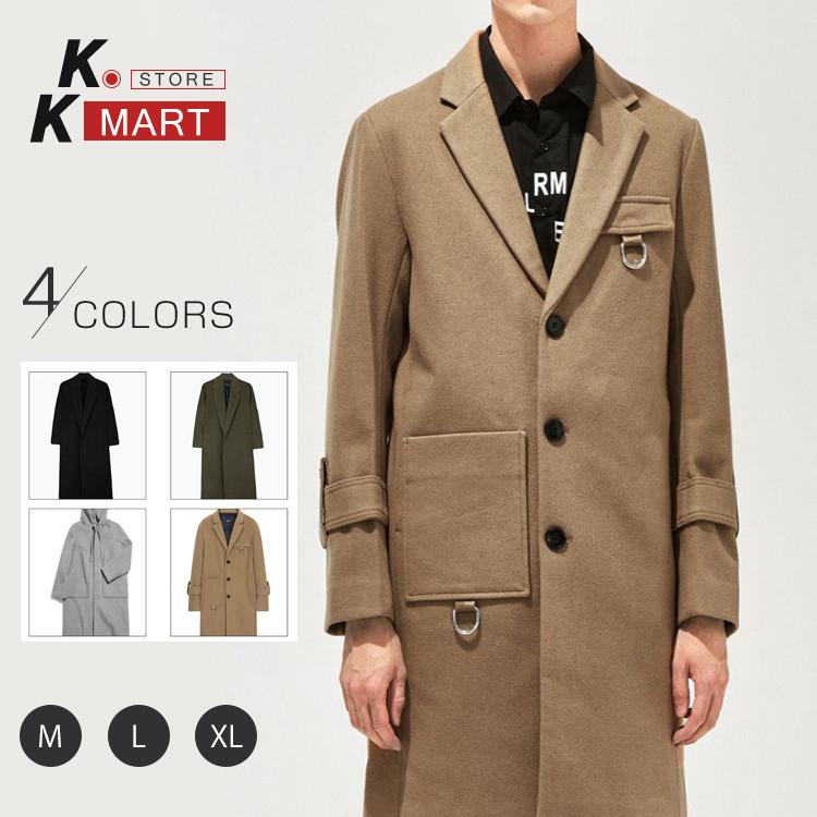 トレンチコート メンズコート 秋冬 ラシャコート ロングコート 男性 ジャケット アウター コート 通勤 カジュアル 代 30代 40代 Y Nansnizi6 Kk Mart 通販 Yahoo ショッピング