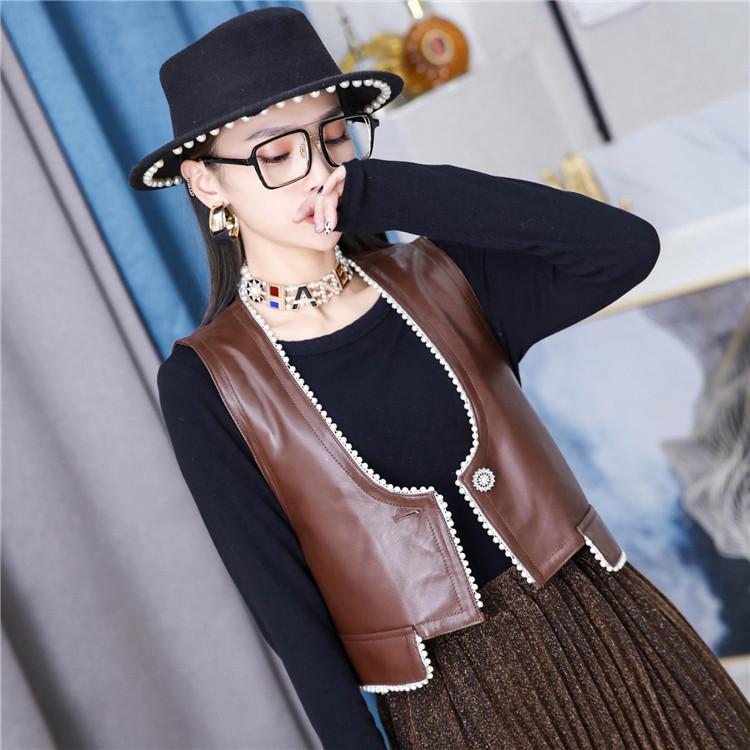 春夏秋冬 本革 ベスト レディース レザーベスト おしゃれ ジレベスト ベスト前開き チョッキ バイク用ベスト 通勤 カジュアル フォーマル Y Nvshkvest098 Kk Mart 通販 Yahoo ショッピング