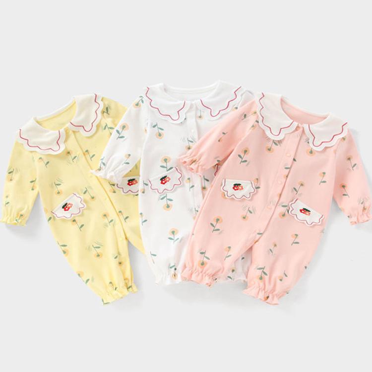 長袖 ロンパース 肌着 つなぎ 秋冬 新生児 幼児 かわいい カバーオール 女の子 ジャンプスーツ ベビー服 赤ちゃん 百日祝い 出産祝い Y Rompers1 Kk Mart 通販 Yahoo ショッピング