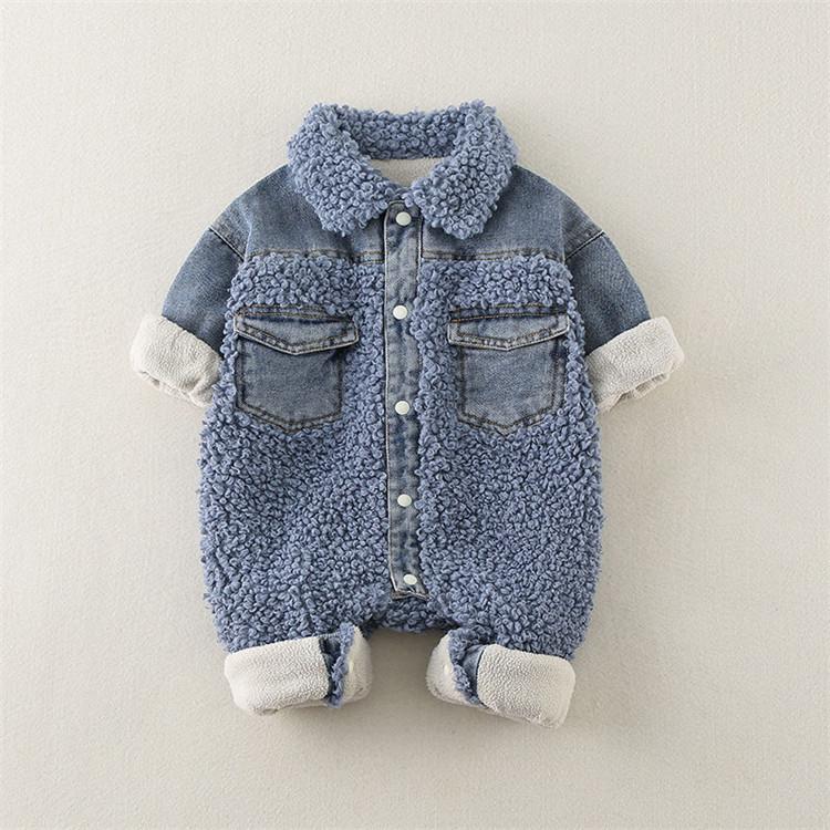 長袖 ロンパース 防寒着 つなぎ 秋冬 新生児 幼児 かわいい ボア付き カバーオール 女の子 男の子 ジャンプスーツ ベビー服 赤ちゃん 百日祝い 出産祝い Y Rompers194 Kk Mart 通販 Yahoo ショッピング