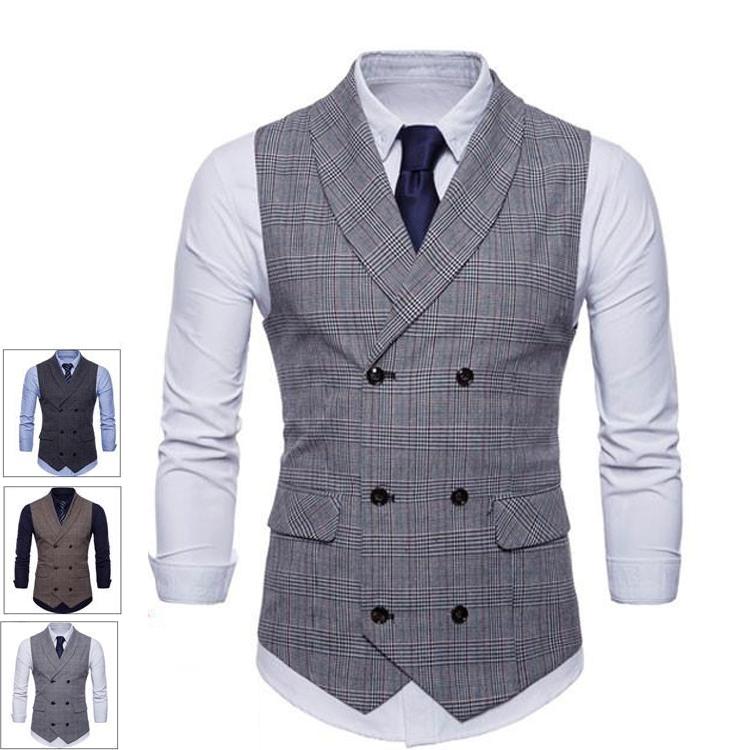 ブランドショッパー付き 春夏秋冬 ベスト メンズ スーツベスト チョッキ ビジネス レギュラー Vest フォーマルベスト 細身 紳士服 ジレベスト 美しい Carlavista Com
