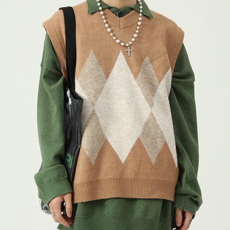 春秋冬 ニットベスト メンズニットベスト カジュアル 洗える メンズベスト 男性 ジレベスト インナー ニットチョッキ Y21 Nanknitvest118 Kk Mart 通販 Yahoo ショッピング