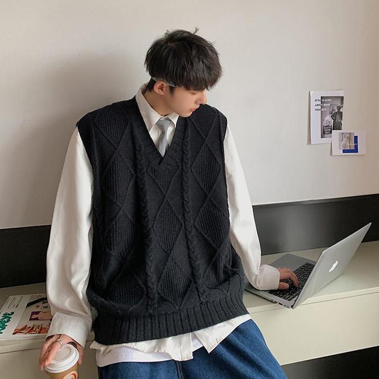 春秋冬 ニットベスト メンズニットベスト カジュアル 洗える メンズベスト 男性 ジレベスト インナー ニットチョッキ Y21 Nanknitvest127 Kk Mart 通販 Yahoo ショッピング
