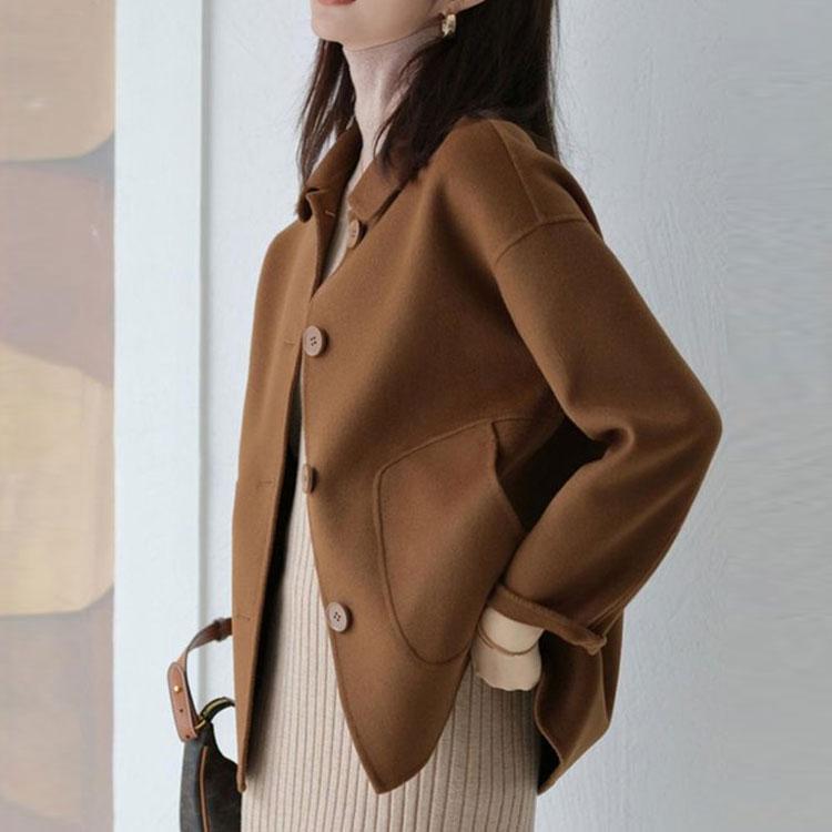 ピーコート Pコート レディースコート 秋冬 ラシャコート ショートコート 女性 ジャケット アウター コート 通勤 カジュアル 代 30代 40代 Y21 Nvsnzdayi235 Kk Mart 通販 Yahoo ショッピング