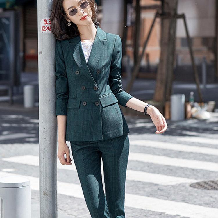 Xl Ll ブランド雑貨総合 新作秋冬長袖レディーススーツ ２点セットスーツ リクルートスーツ フォーマル ダウンジャケット ジャケット アウターxl Ll Www Marengoef Com