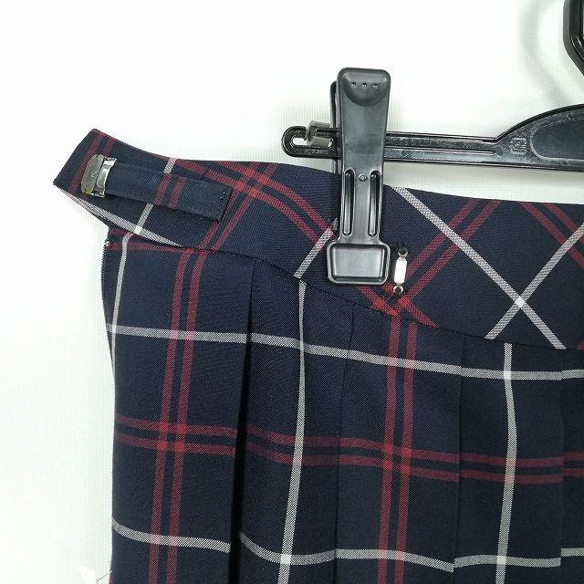 スクールスカート 大きいサイズ 夏物 w90-丈54 チェック 中学