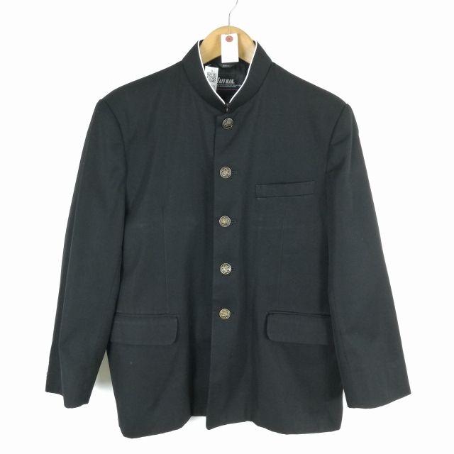 学ランセット　　１６５Ａ 学生服 学ラン 165E 男子 上着 ウール混 標準型学生服 ラウンドカラー