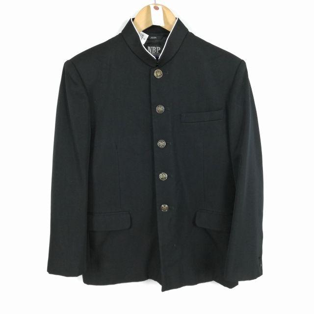 学生服 学ラン 165A 男子 トンボ NBP 上着 ウール混 ラウンドカラー