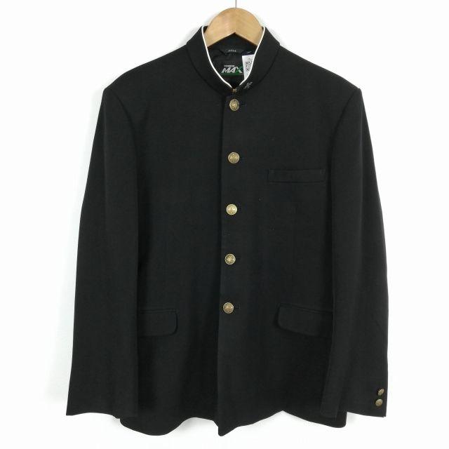 学生服 学ラン 175A 男子 トンボ 上着 ウール混 標準型学生服 ラウンド 