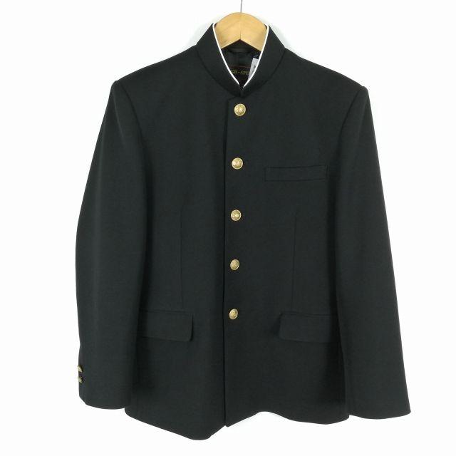 学ラン165Aクリーニング済み 学生服 学ラン 165A 男子 トンボ 上着 丸洗い可 ウール混 学校指定制服
