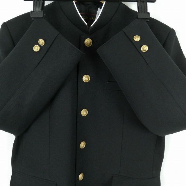 学ラン165Aクリーニング済み 学生服 学ラン 165A 男子 トンボ 上着 丸洗い可 ウール混 学校指定制服