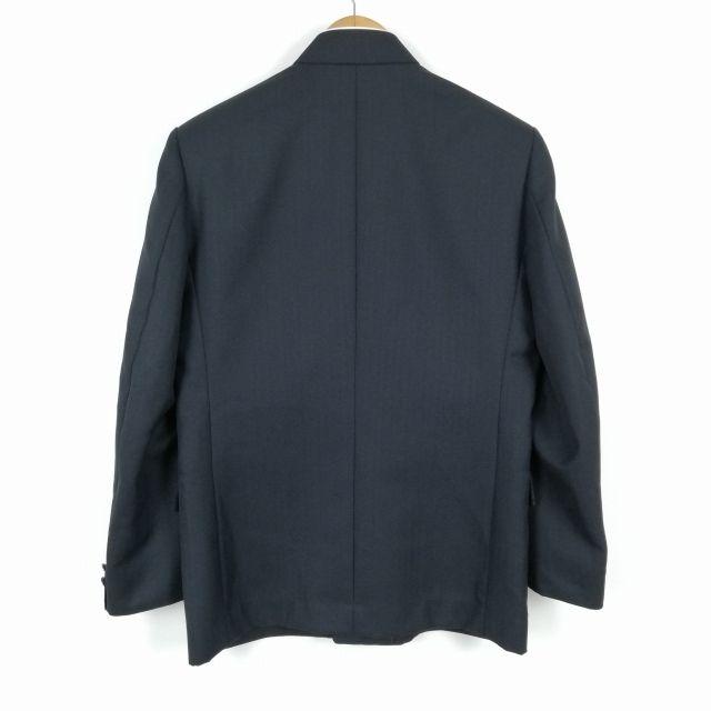 学生服 学ラン 男子 上着 ウール混 学校指定制服 ラウンドカラー