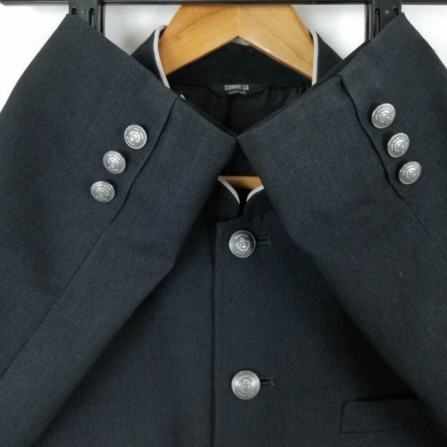 学生服 学ラン LL 男子 上着 ウール混 学校指定制服 ラウンドカラー