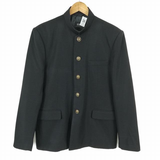 学生服 学ラン 175A 男子 上着 ウール混 標準型学生服 詰襟 カシドス 
