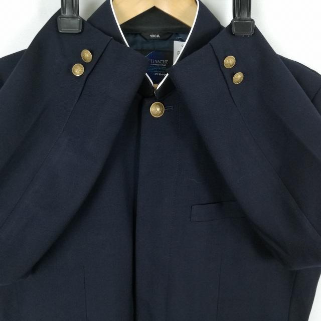 学ラン180a 学生服 学ラン 180A 男子 トンボ 上着 丸洗い可 ウール混 学校指定制服