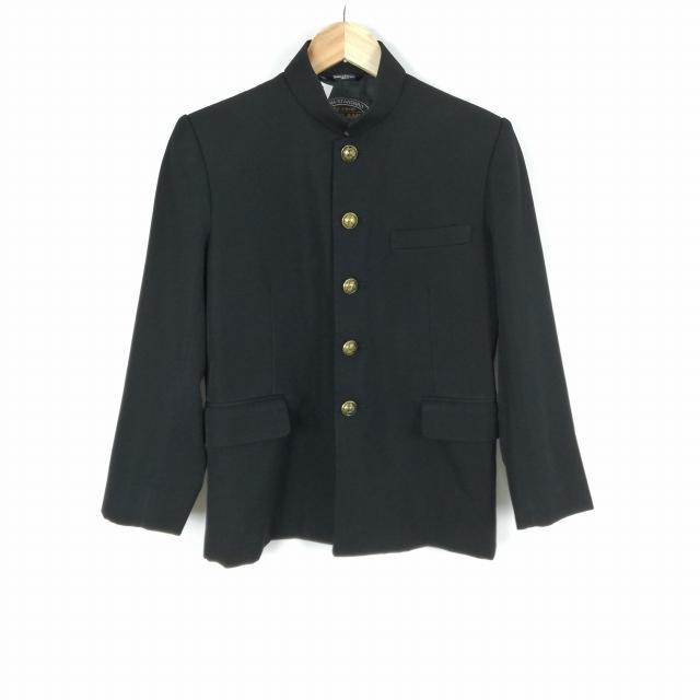 学生服 学ラン 150A 男子 上着 丸洗い可 ウール混 標準型学生服 詰襟 
