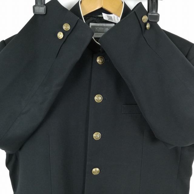 学生服 学ラン 175A 男子 上着 丸洗い可 標準型学生服 ラウンドカラー