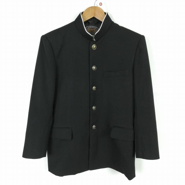 学生服 学ラン 160 男子 上着 丸洗い可 ウール混 標準型学生服 