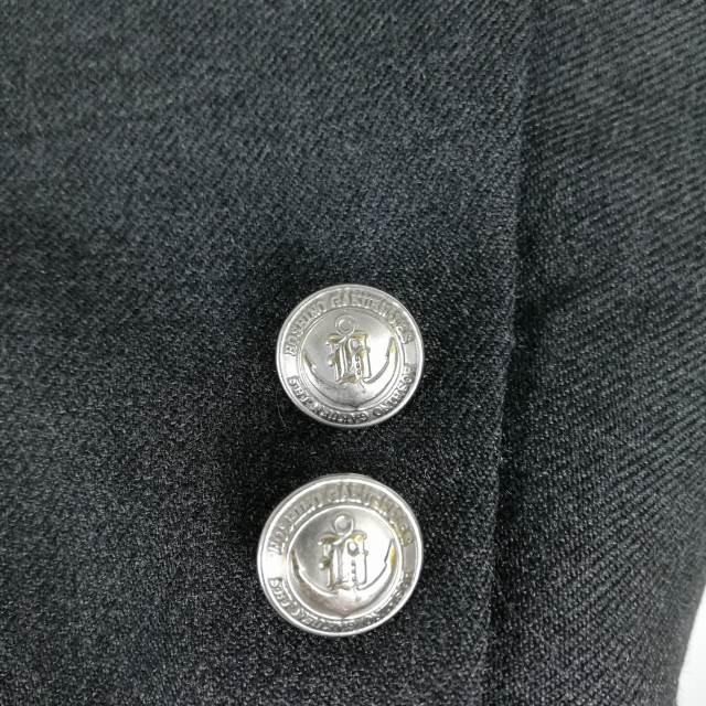 学生服 学ラン 175A 男子 上着 ウール混 学校指定制服 ラウンドカラー