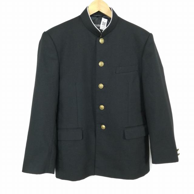 学生服 学ラン 170A 男子 上着 丸洗い可 ウール混 標準型学生服