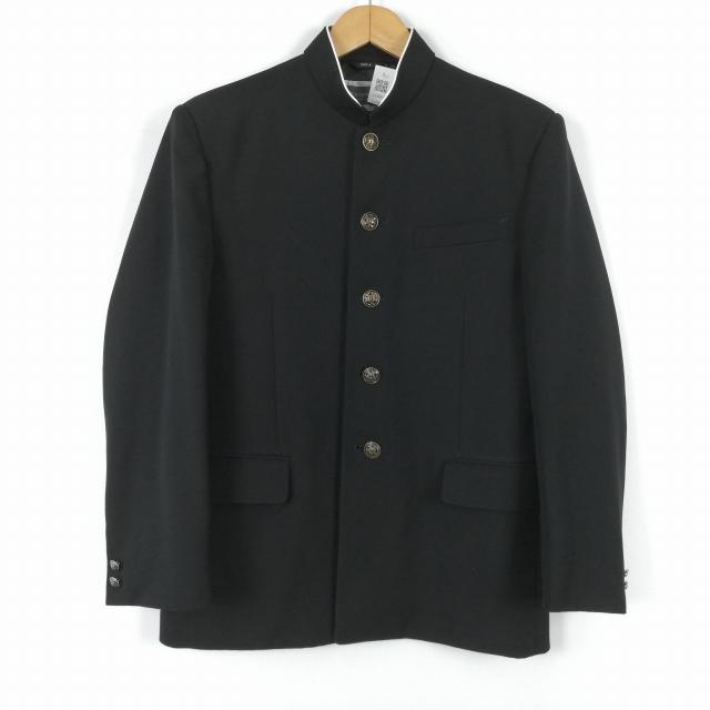 学生服 学ラン 165A 男子 上着 丸洗い可 標準型学生服 ラウンドカラー 